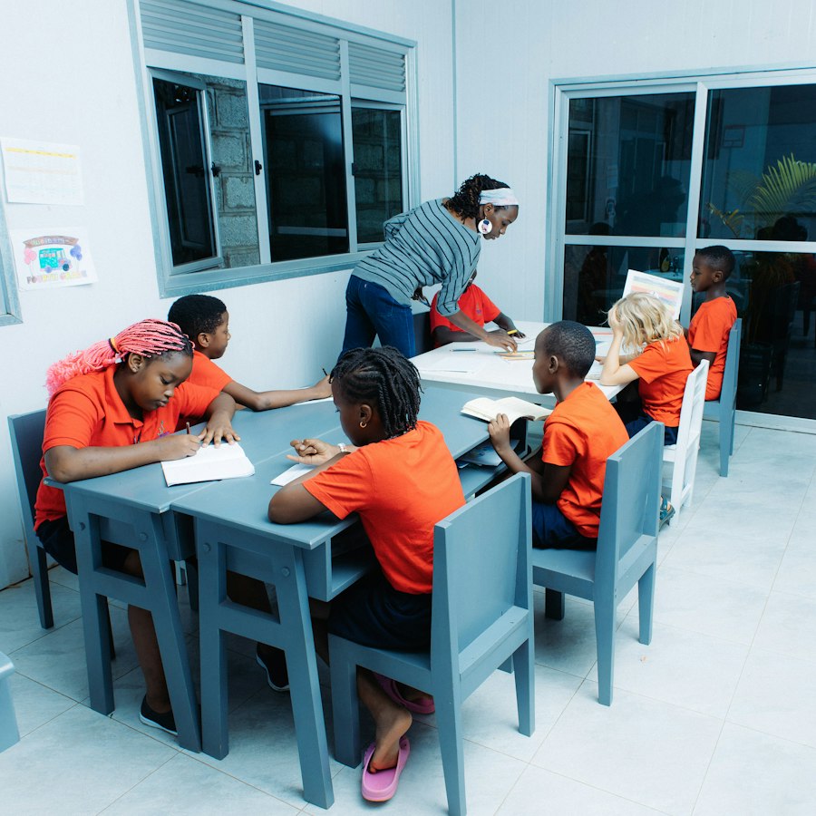 A therapist supporting a child one-on-one